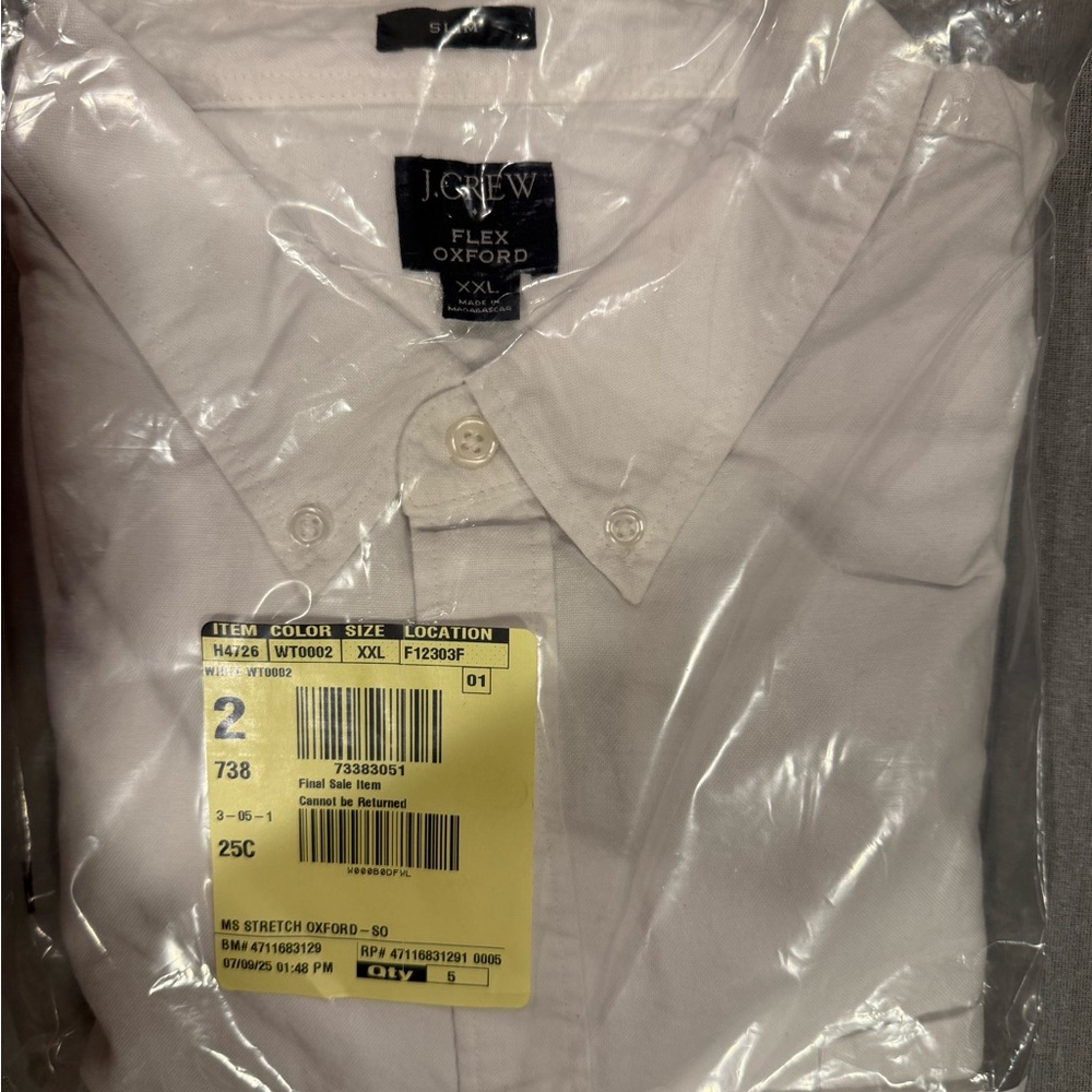 J. Crew Factory Slim Flex Oxford Shirt